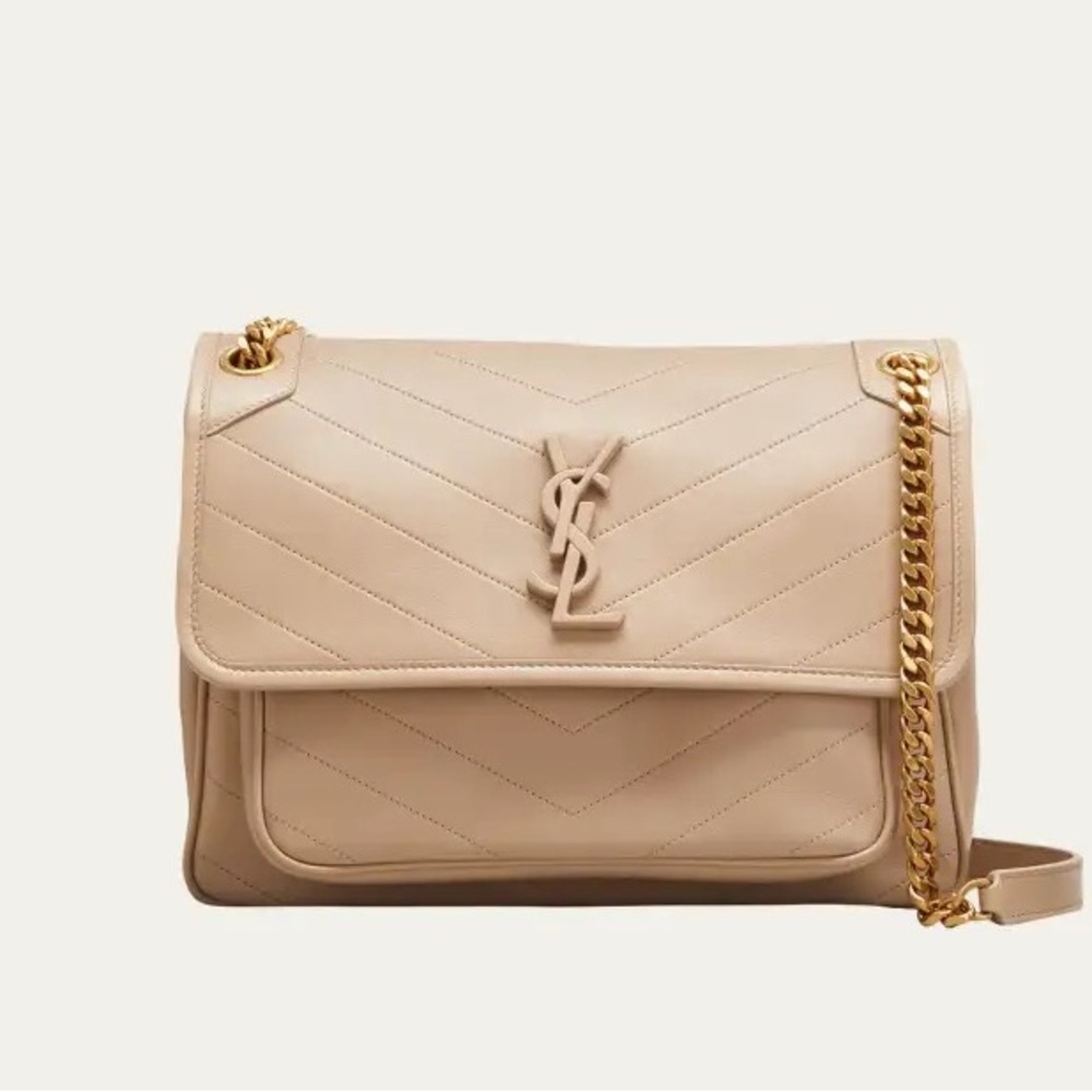 YSL Medium Niki Beige bag